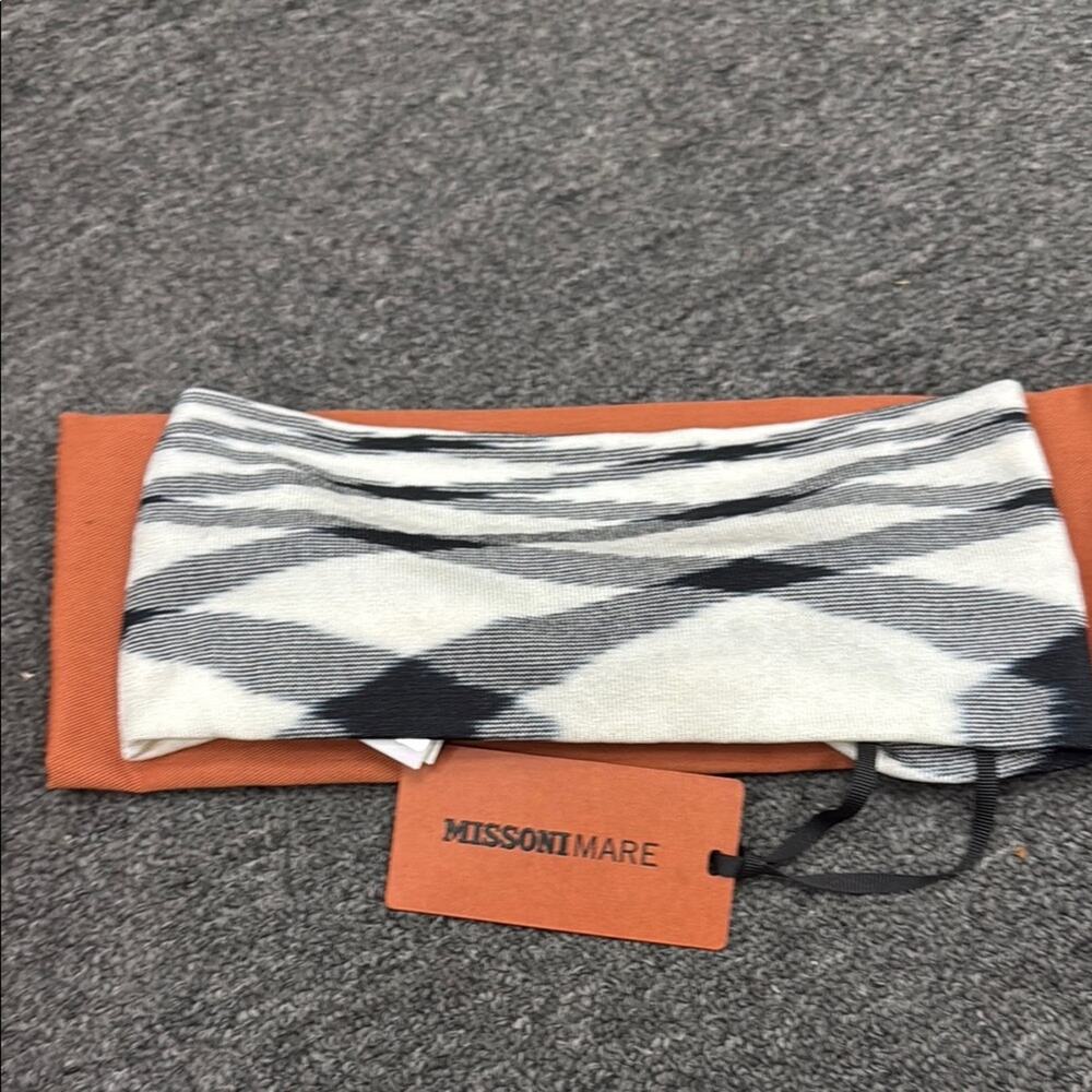 NWT Missoni Mare Black and White Headband